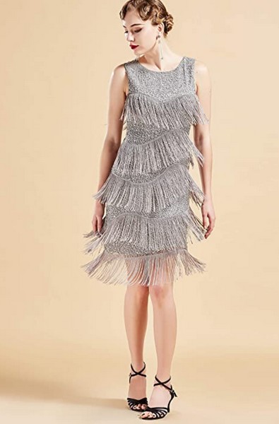 robe-franges-argentees