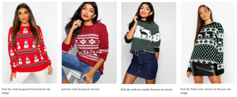Pull de Noël femme pour les fêtes de fin d’année 2022 - NuageMode
