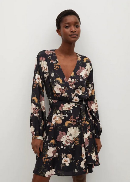 robe-courte-imprimes-fleurs