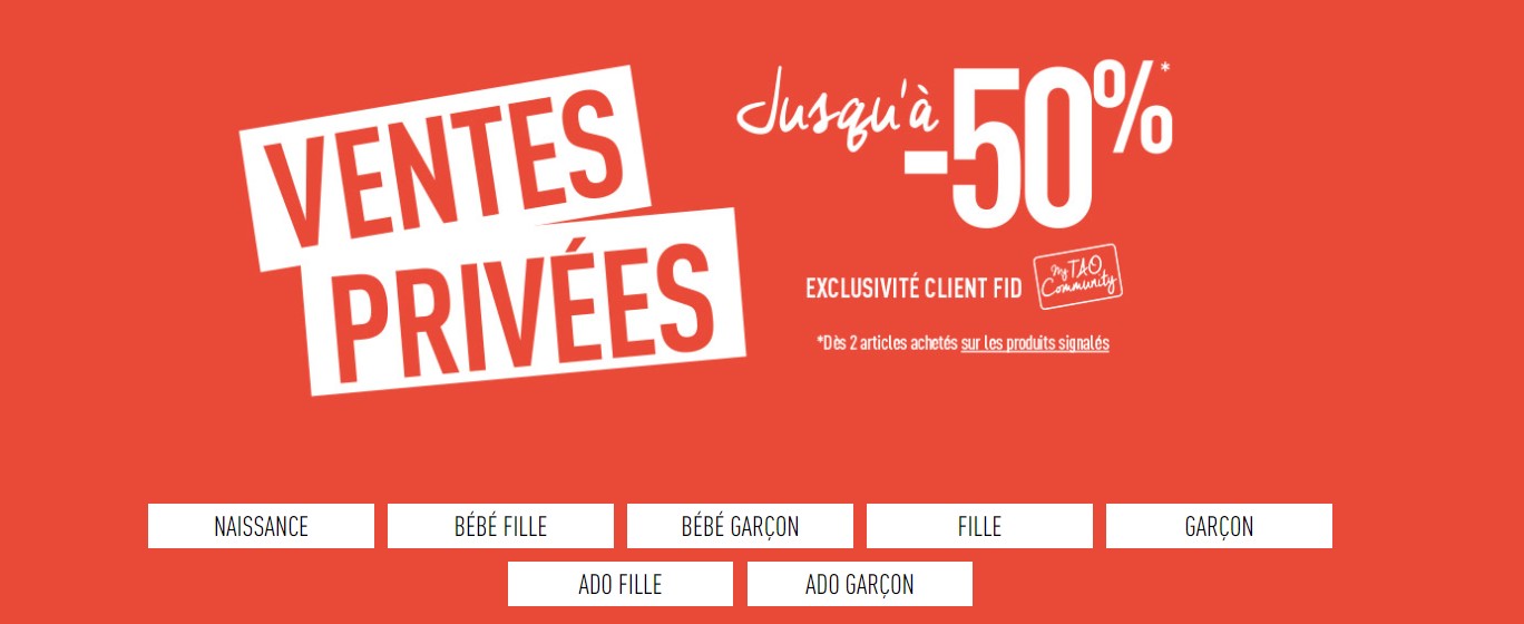 Gemo vente on sale privée