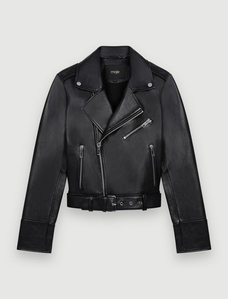 blouson-cuir-biker-maje