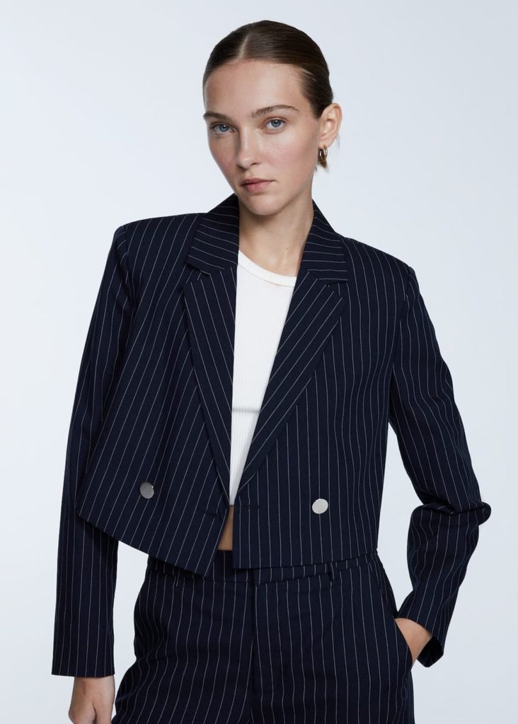 blazer-court-rayures