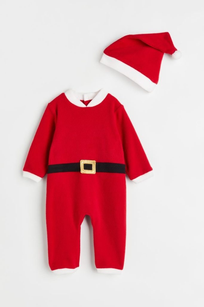 Coffret cadeau de Noël bébé mixte pyjama + bonnet Joyeux Lutin