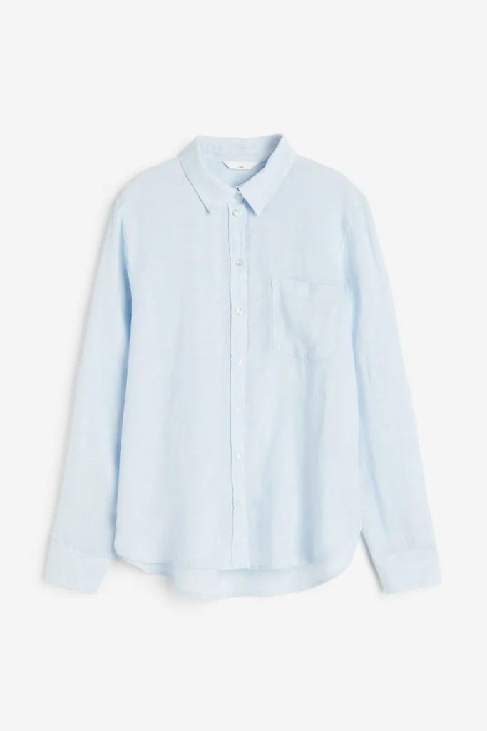 chemise-lin-bleu-clair