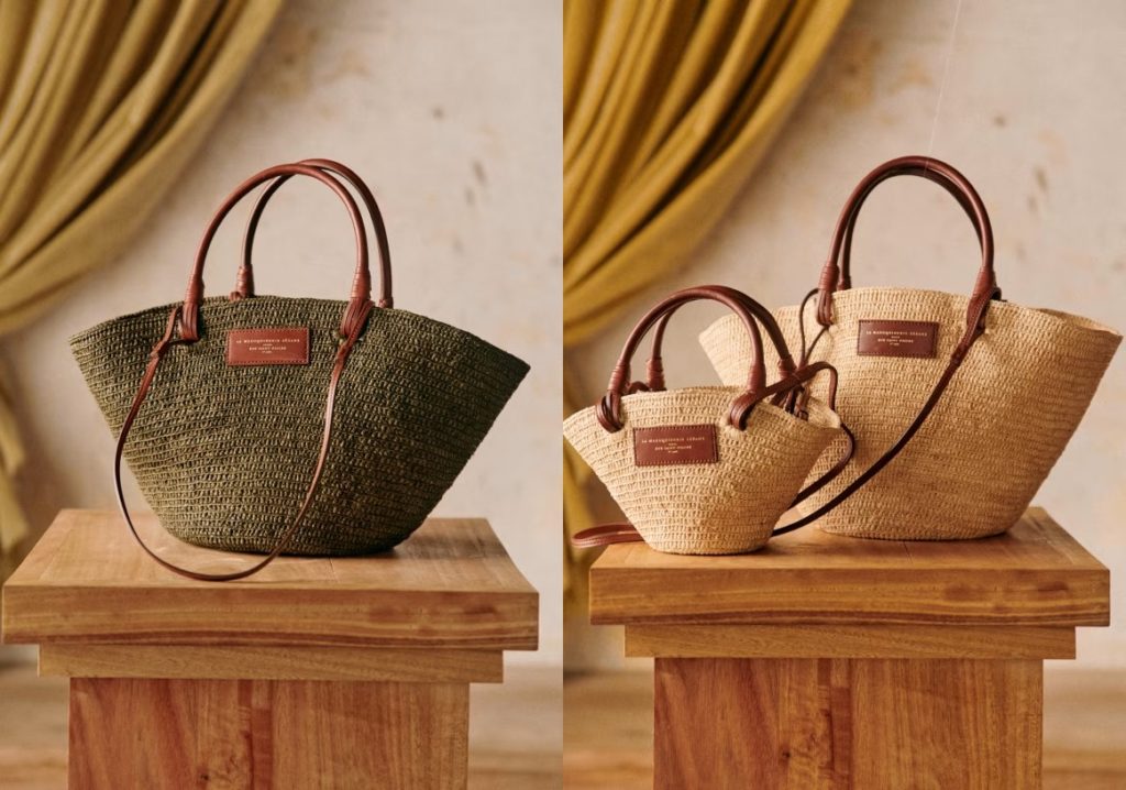 Sac bourse raphia cheap
