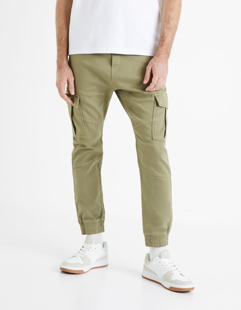 pantalon-homme-cargo-kaki