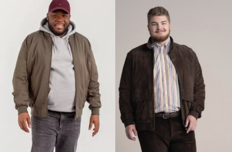 Blouson homme hiver top grande taille